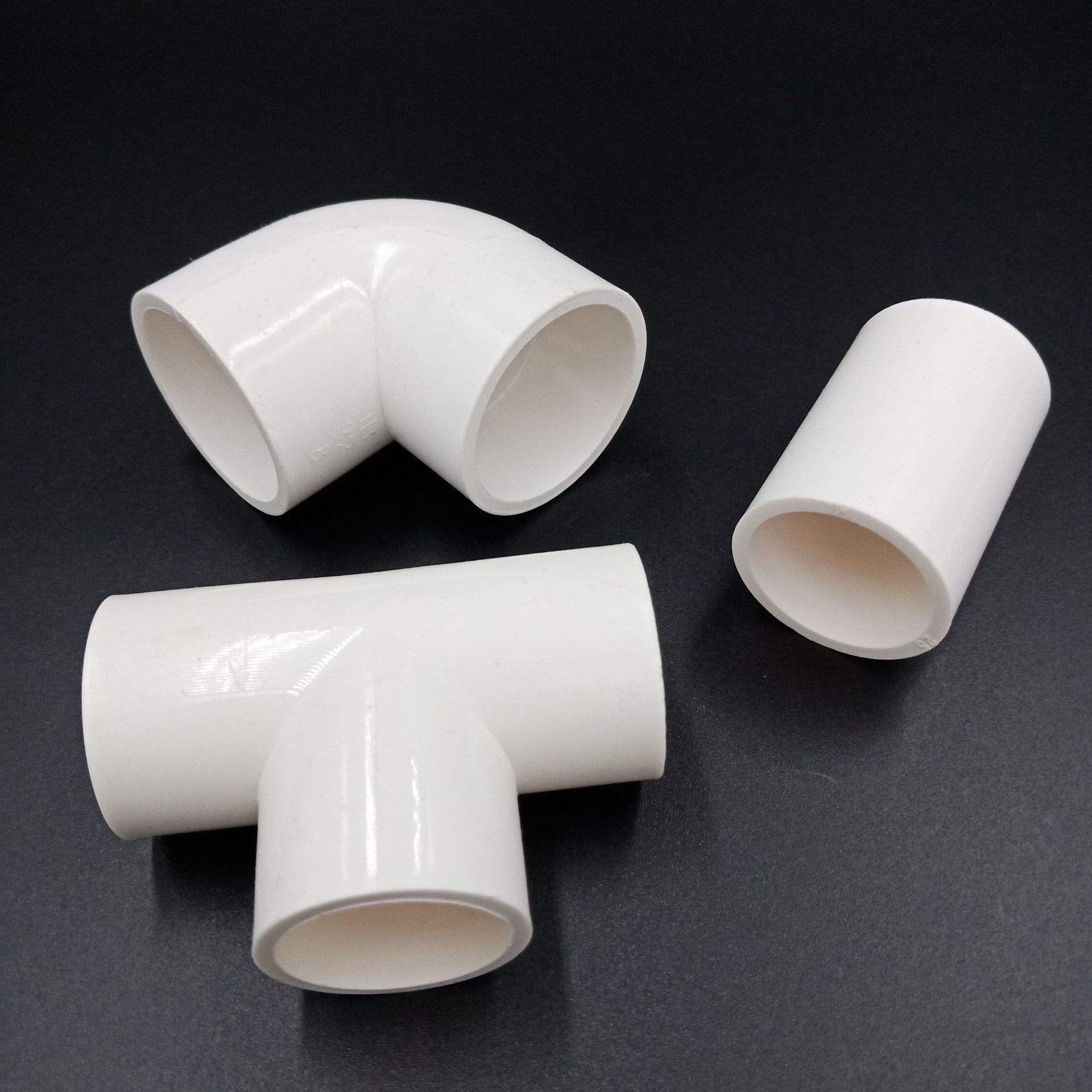 u-pvc管件pvc弯头三通直接pvc供水管件pvc管件配件水暖塑料配件